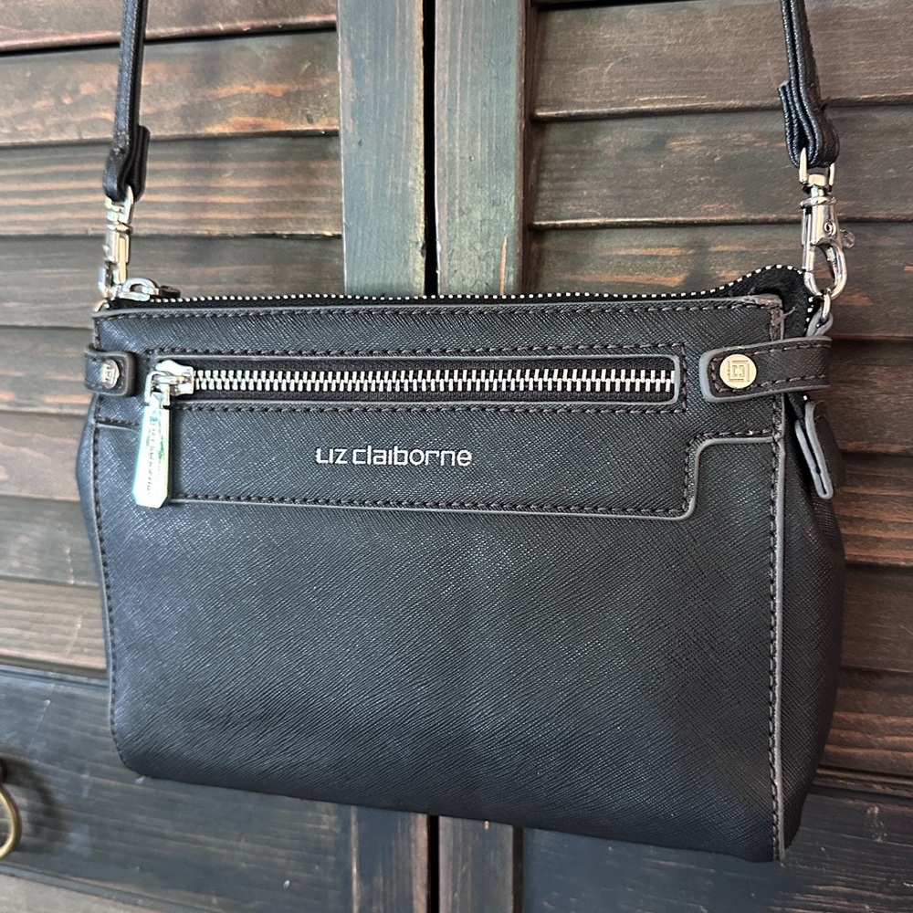 Liz Claiborne Dark Gray Messenger Bag
